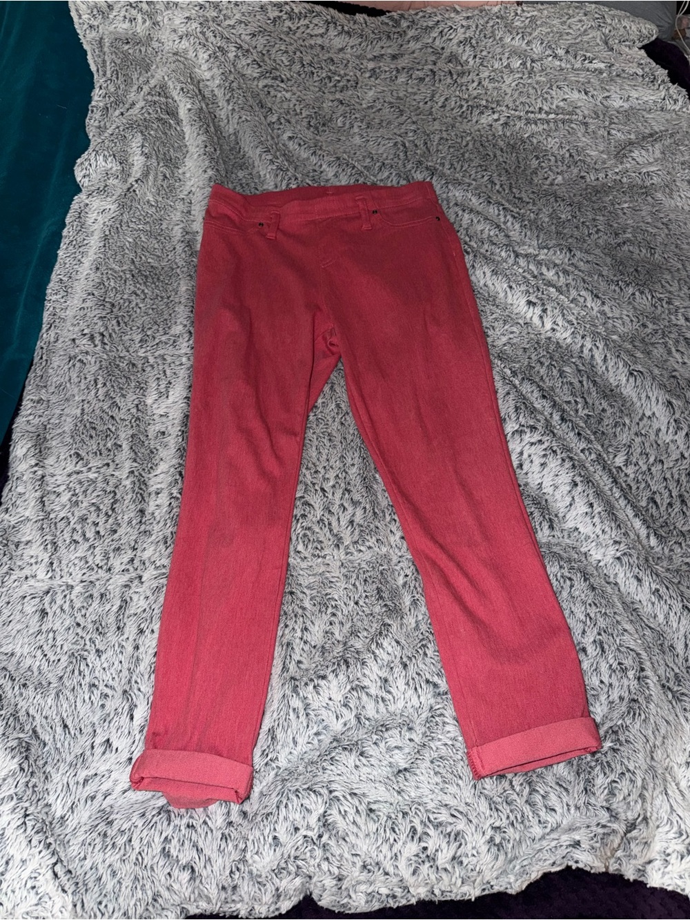 Pink Capri Jeggings